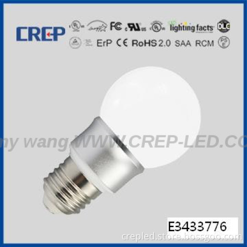 dimmable light bulbs 4w e27 led bulbs angle 360degr